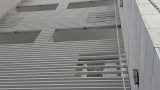 רשת שקופה להרחקת יונים בבניין ברחובות
